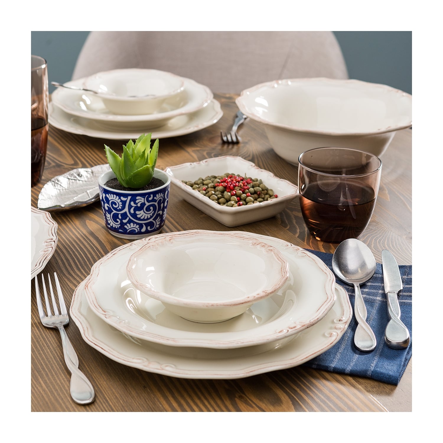 EKRU KAYIK TABAK 31CM