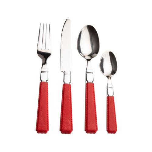  BENNY ÇATAL KAŞIK BIÇAK SETİ 24 PARÇA - DERİ GÖRÜNÜMLÜ