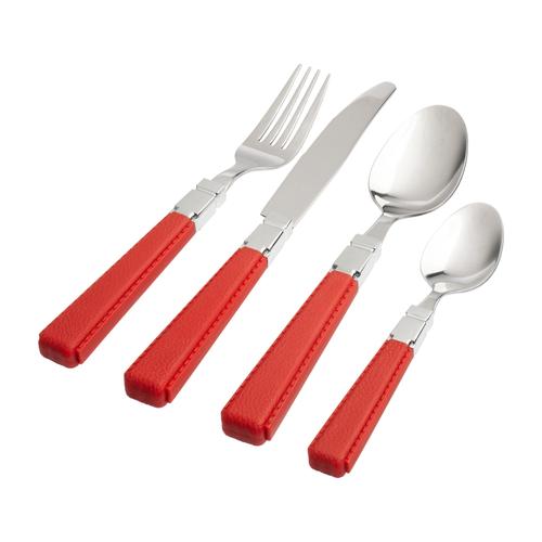  BENNY ÇATAL KAŞIK BIÇAK SETİ 24 PARÇA - DERİ GÖRÜNÜMLÜ