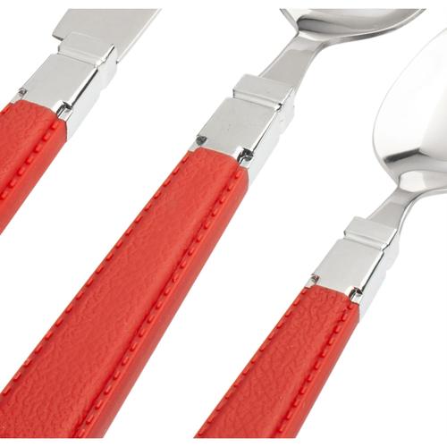  BENNY ÇATAL KAŞIK BIÇAK SETİ 24 PARÇA - DERİ GÖRÜNÜMLÜ