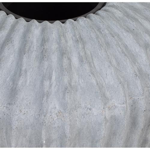  KAKTÜS VAZO 65CM GRİ