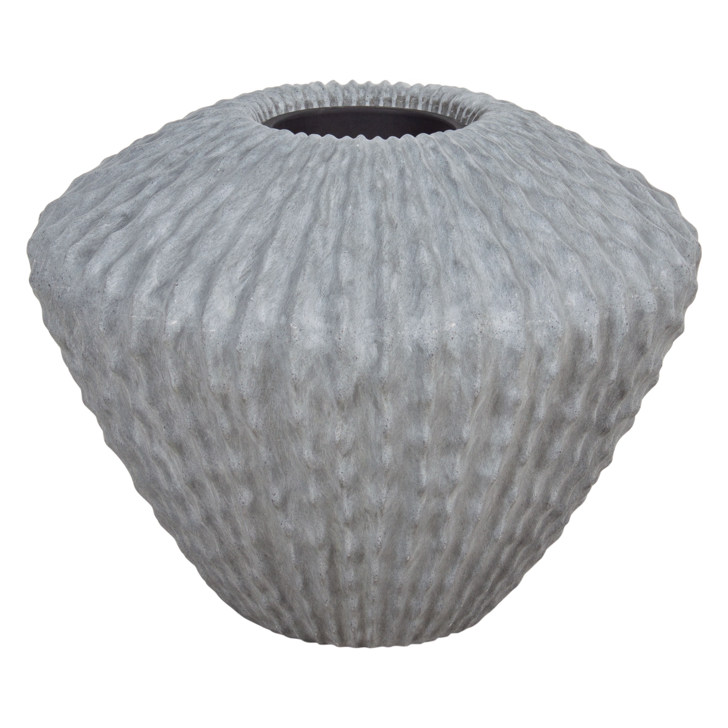 KAKTÜS VAZO 53CM GRİ