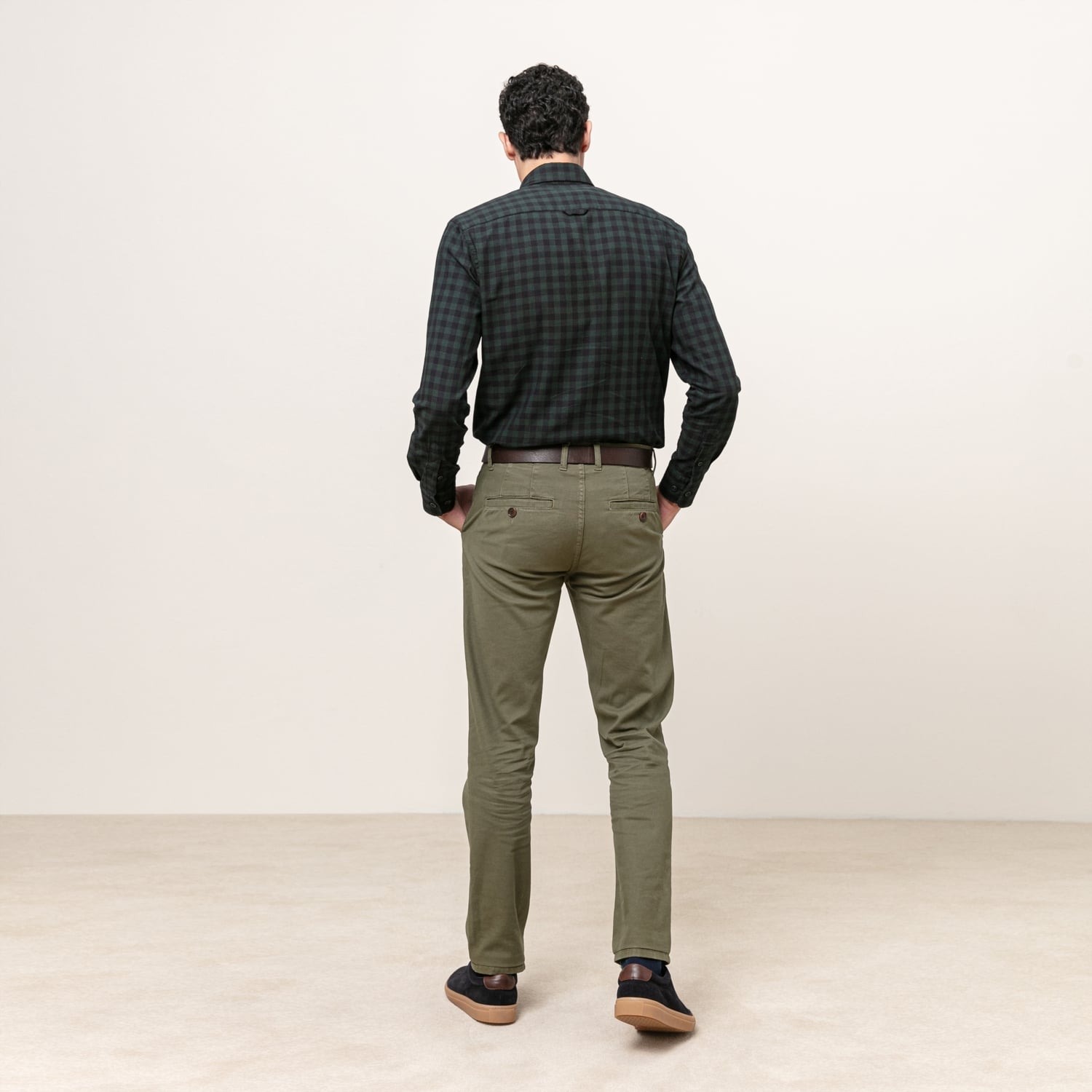 PAMUKLU SLIM CHINO PANTOLON