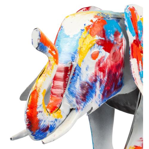  RENKLİ FİL BİBLO 62,5x36 CM