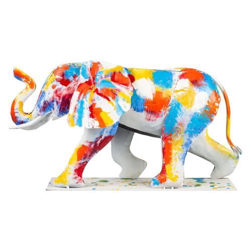  RENKLİ FİL BİBLO 62,5x36 CM