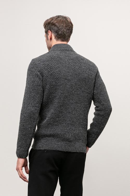  FERMUARLI DİK YAKA KAZAK