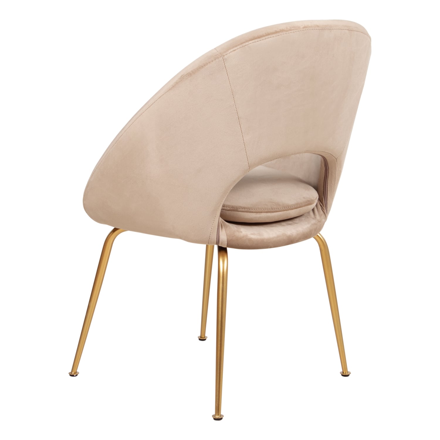 LEXINGTON SANDALYE KADİFE BEJ