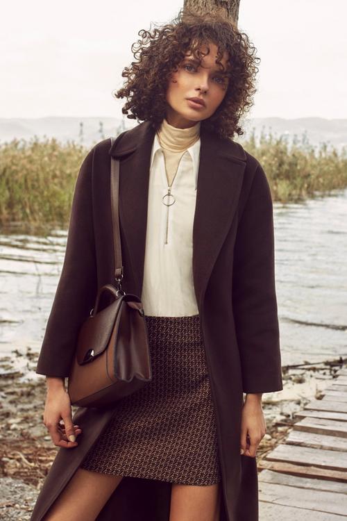  KUŞAKLI KALIN KABAN