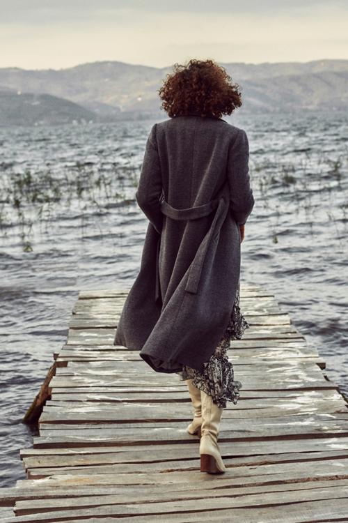  KUŞAKLI UZUN KALIN KABAN