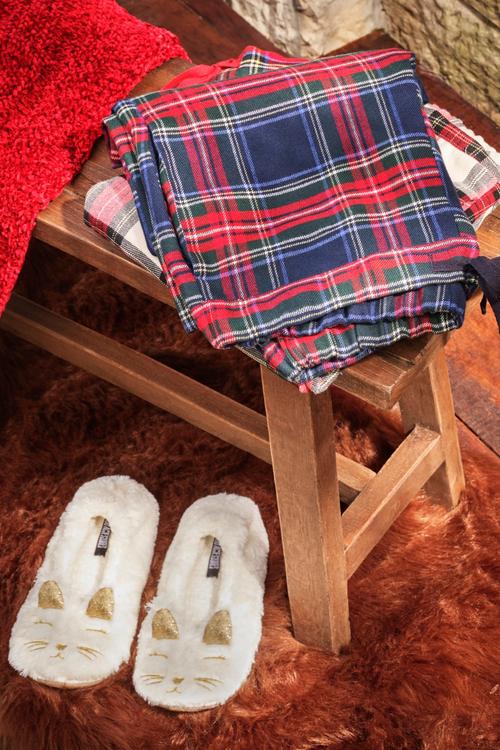  EKOSE DESENLİ PİJAMA PANTOLON