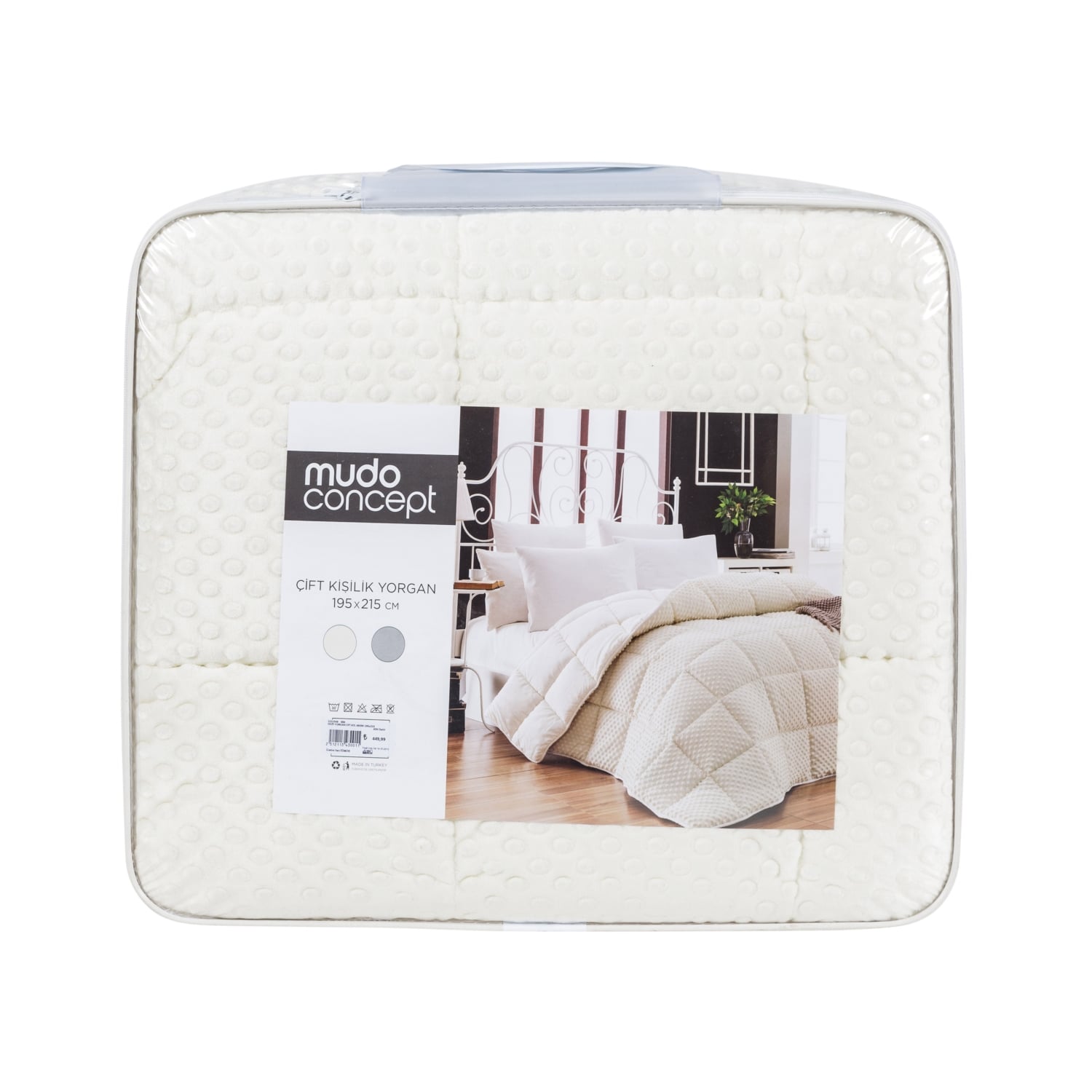 COZY ÇİFT KİŞİLİK YORGAN KREM 195x215 CM
