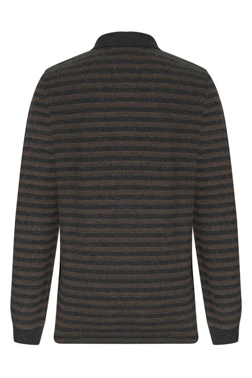  POLO YAKA ÇİZGİLİ T-SHIRT