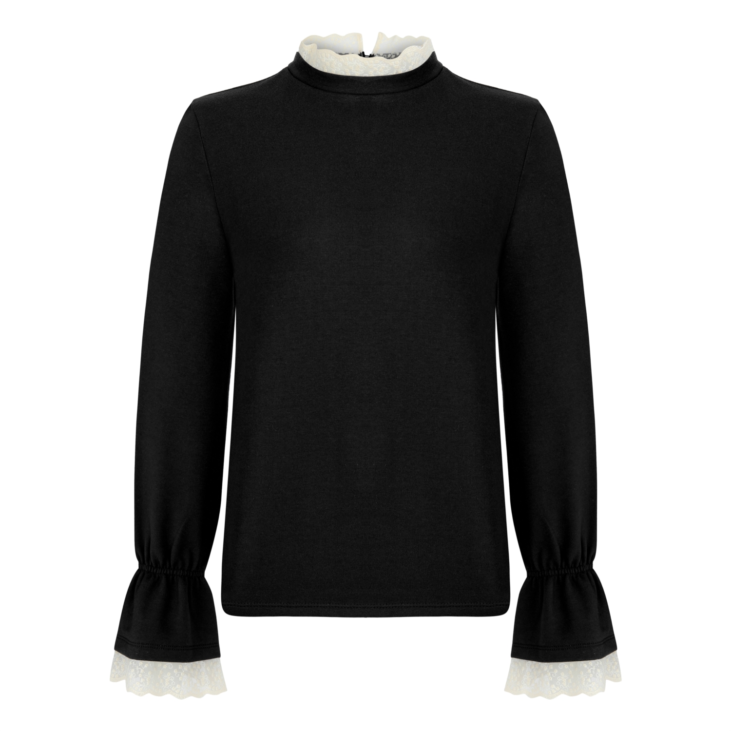 DANTEL DETAYLI SWEATSHIRT