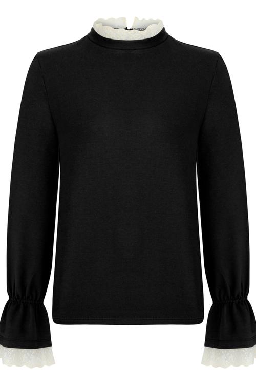  DANTEL DETAYLI SWEATSHIRT