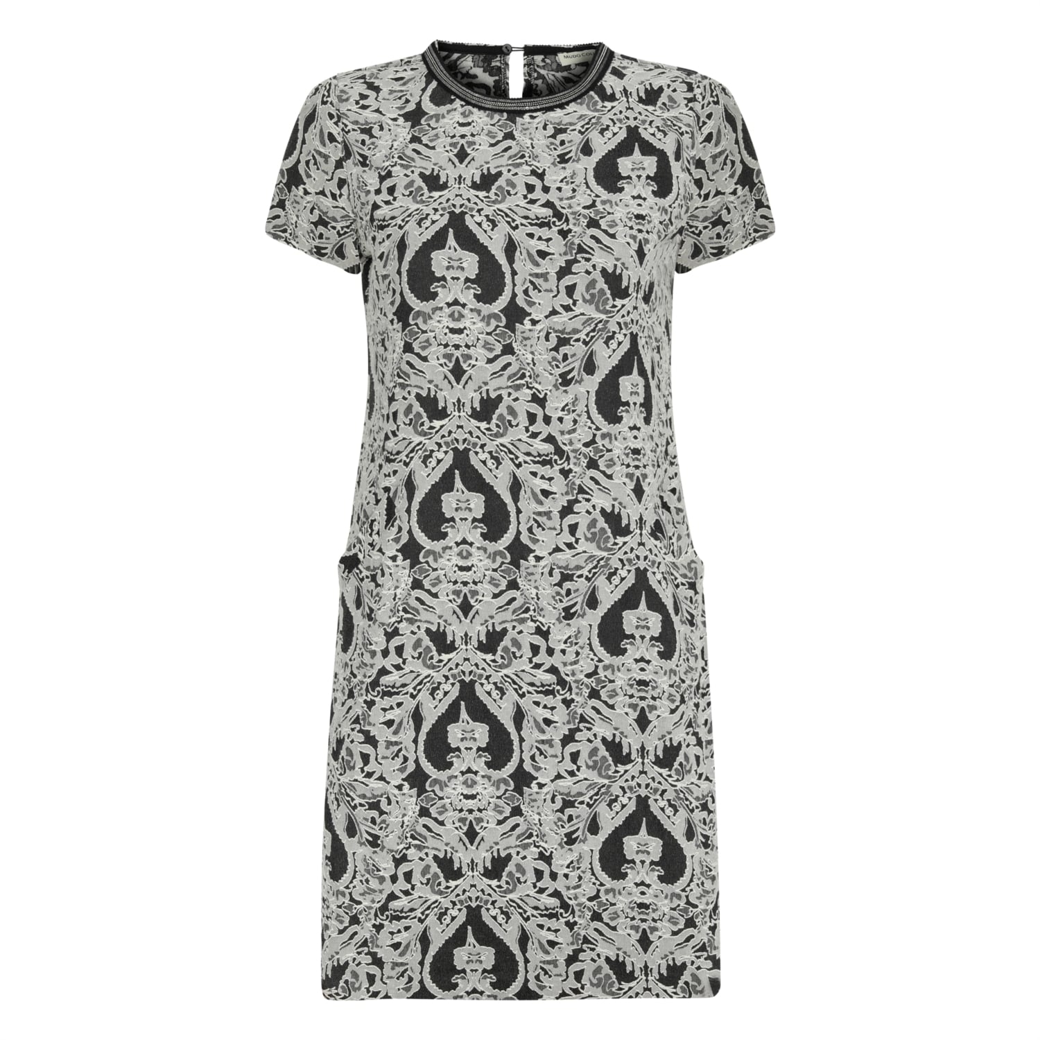 DESENLİ MİNİ ELBİSE