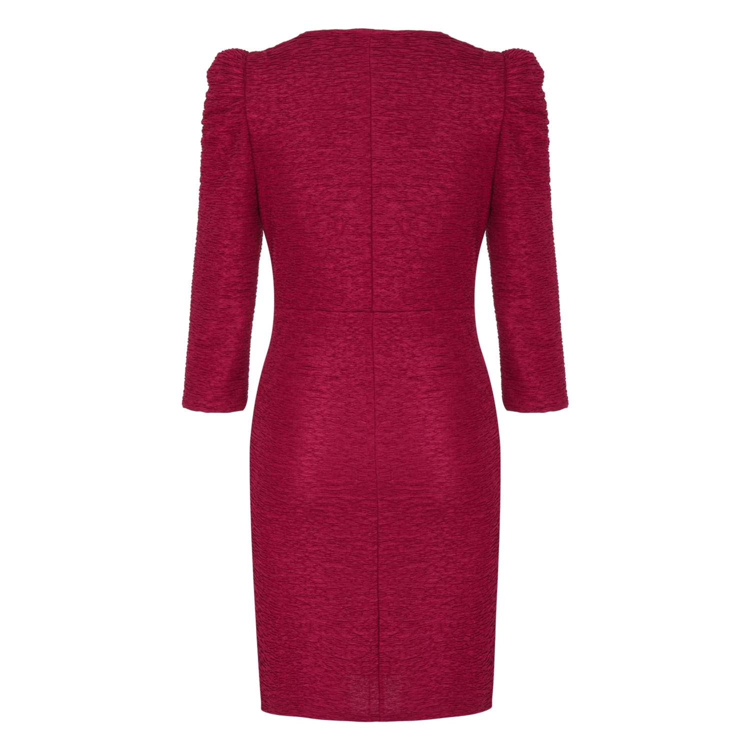 GENİŞ OMUZ V YAKA MİNİ  ELBİSE