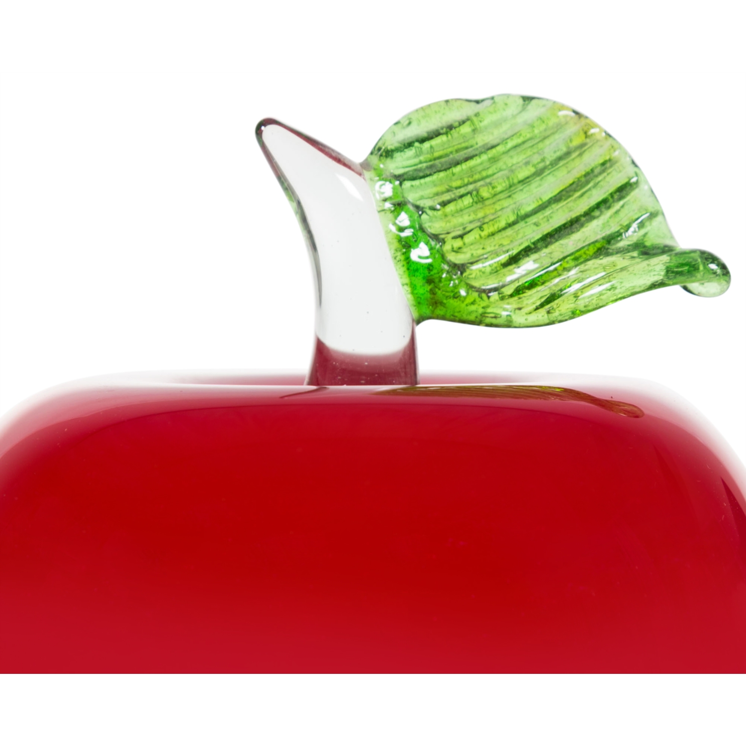 ELMA CAM BİBLO KIRMIZI 11CM