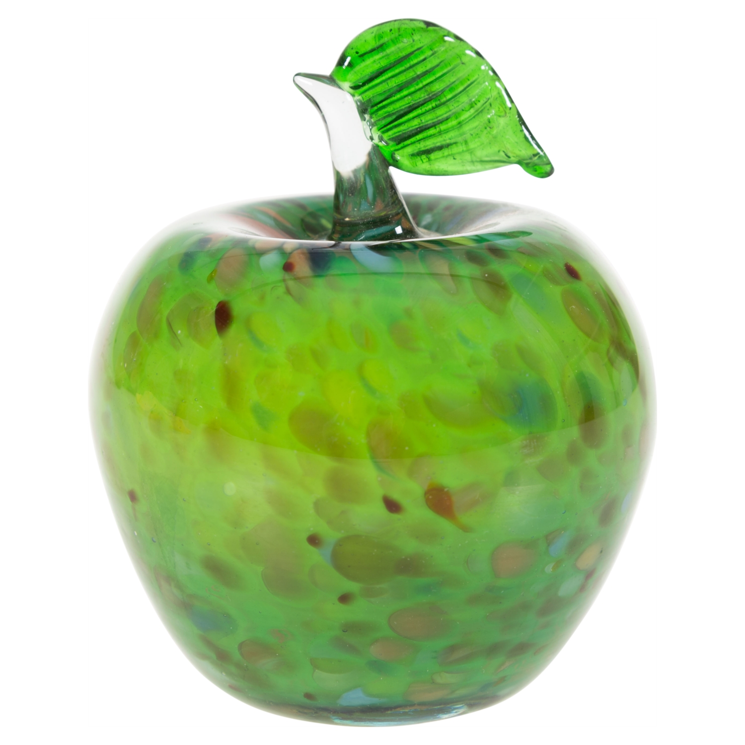 ELMA CAM BİBLO BENEKLİ YEŞİL 11CM