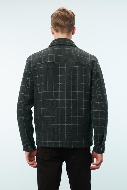  EKOSE DESENLİ CEPLİ MONT