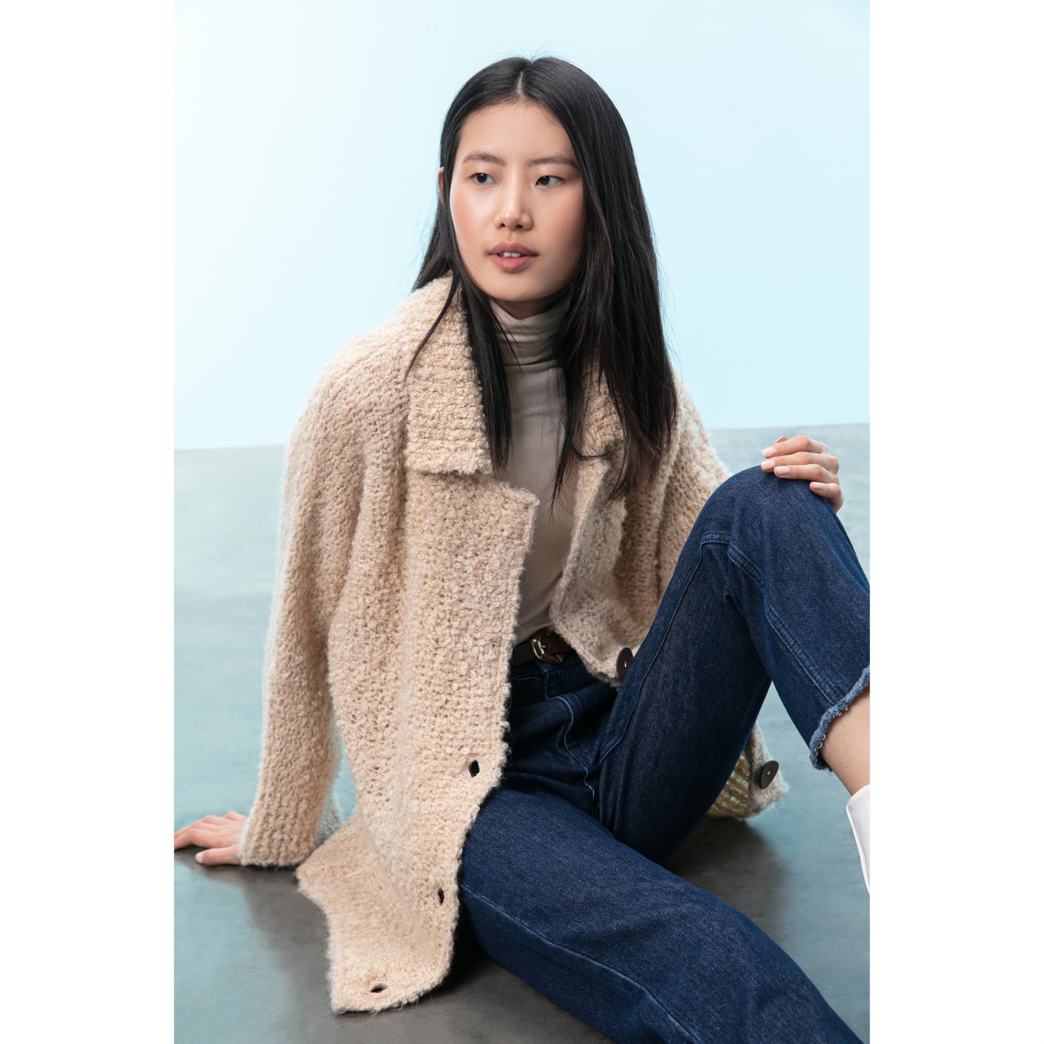 TİFTİK KARIŞIMLI CEKET