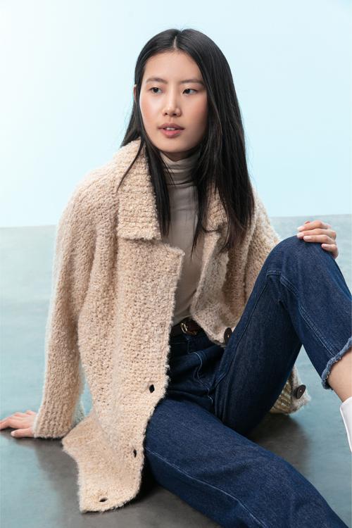  TİFTİK KARIŞIMLI CEKET