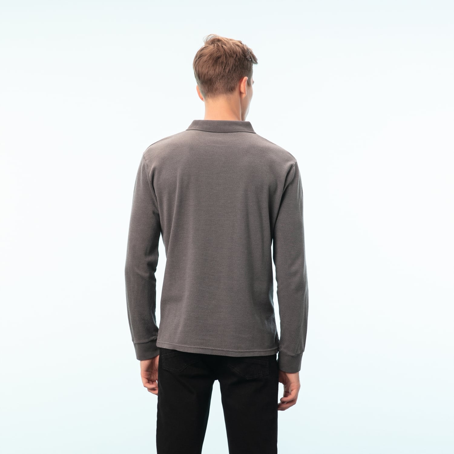 POLO YAKA UZUN KOLLU T-SHIRT