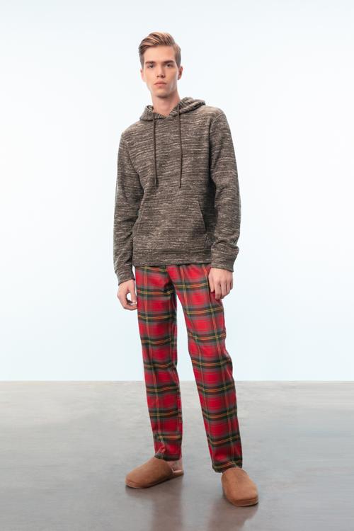  EKOSE DESENLİ PİJAMA ALTI