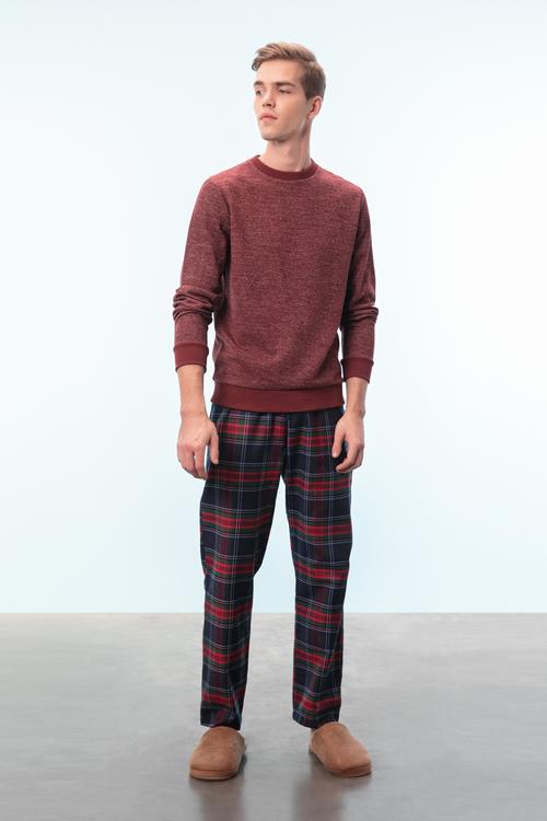  BİSİKLET YAKA KIRÇILLI SWEATSHIRT