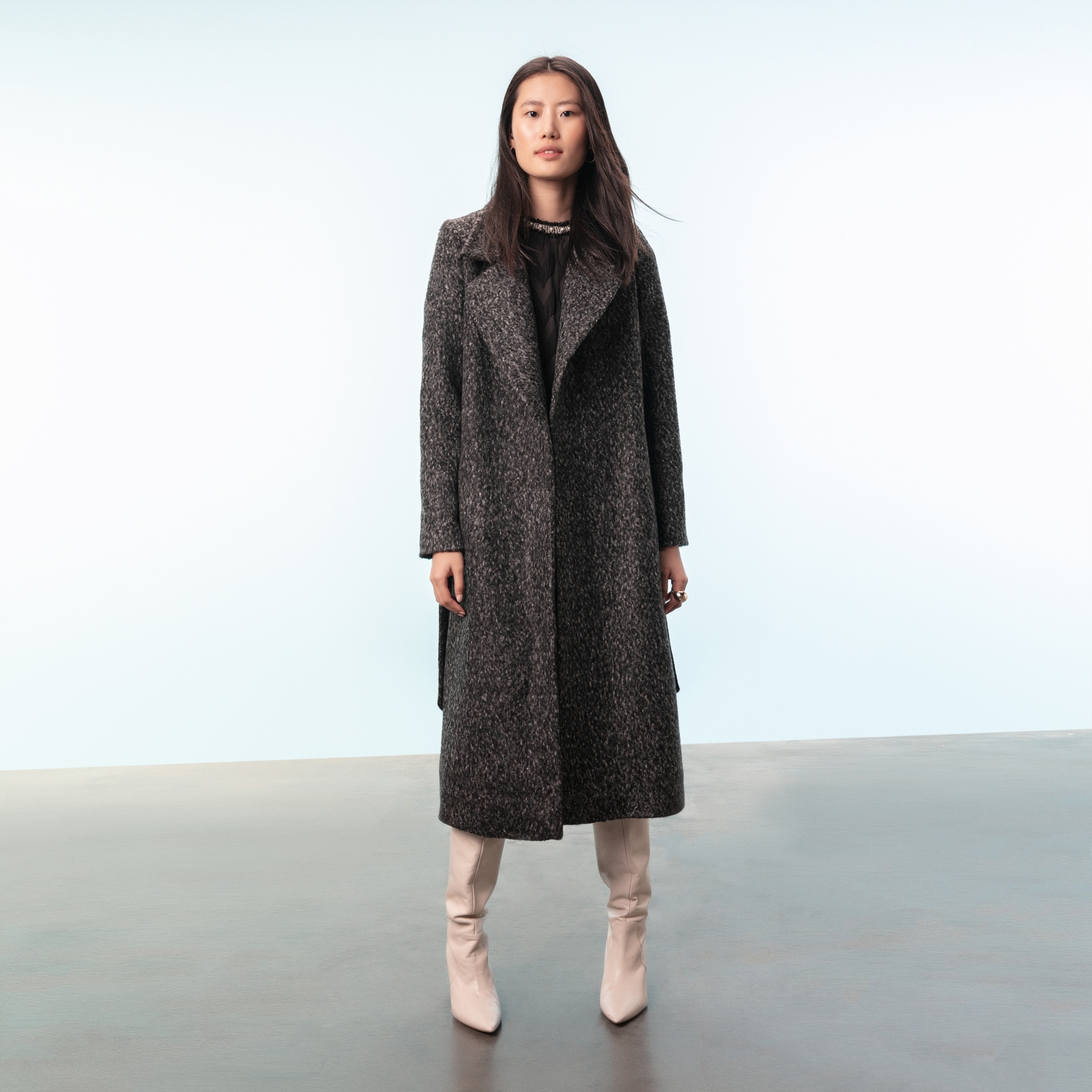 BELİ KUŞAKLI UZUN KAŞE KABAN