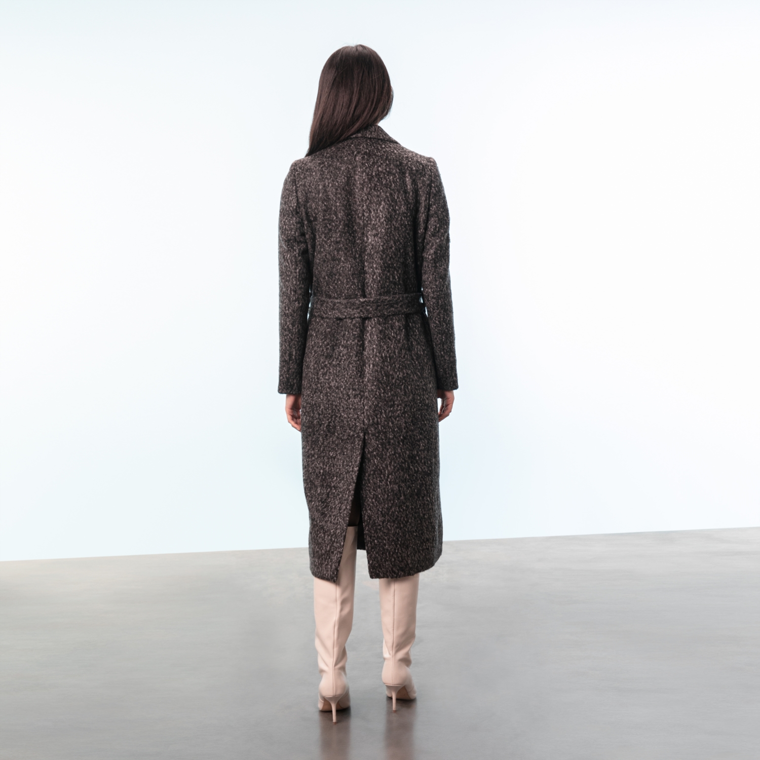 BELİ KUŞAKLI UZUN KAŞE KABAN