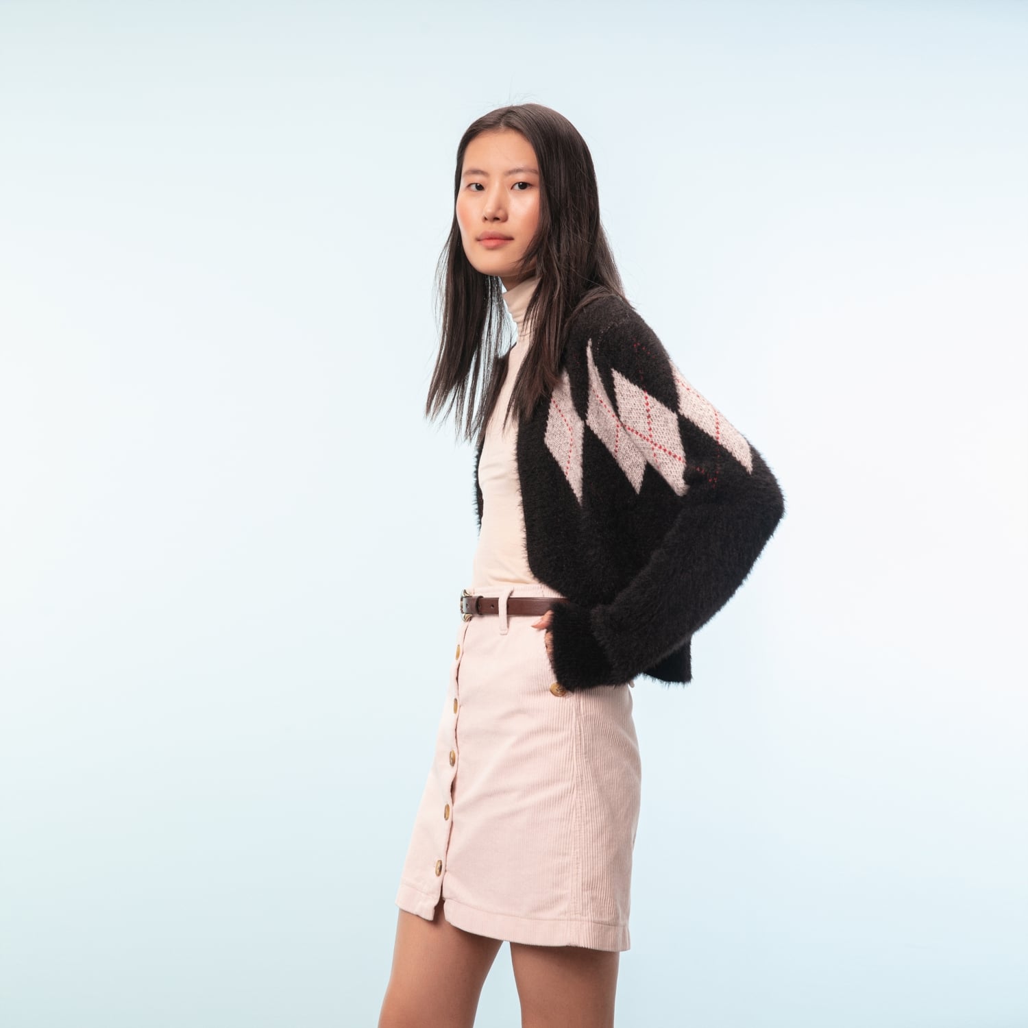 BAKLAVA DESENLİ HIRKA