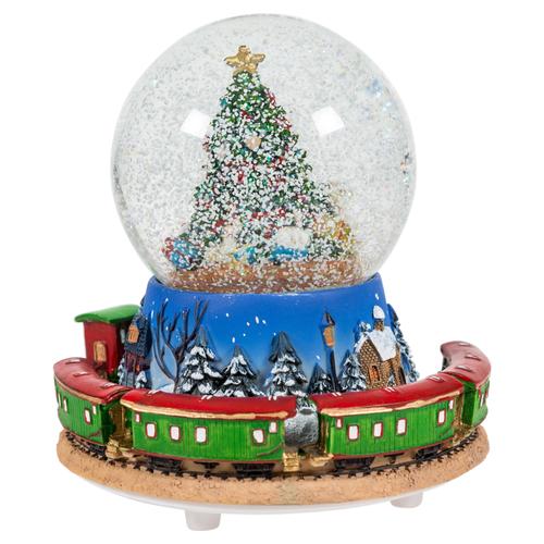  MÜZİKLİ & HAREKETLİ YILBAŞI KAR KÜRESİ 15CM