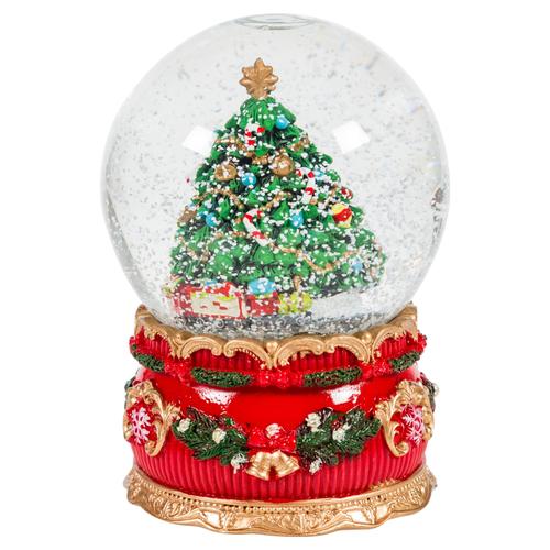  MÜZİKLİ YILBAŞI KAR KÜRESİ 10CM