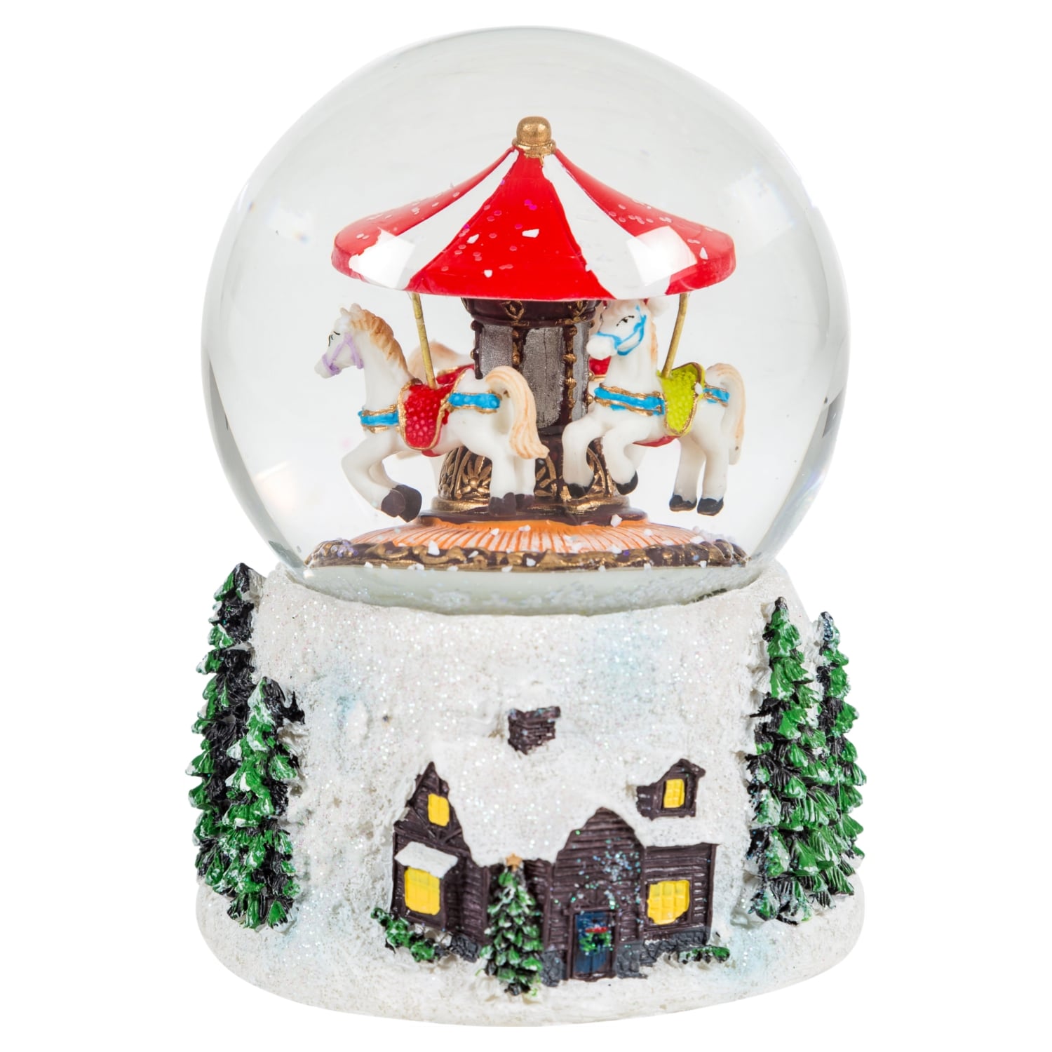 MÜZİKLİ & HAREKETLİ YILBAŞI KAR KÜRESİ 10CM