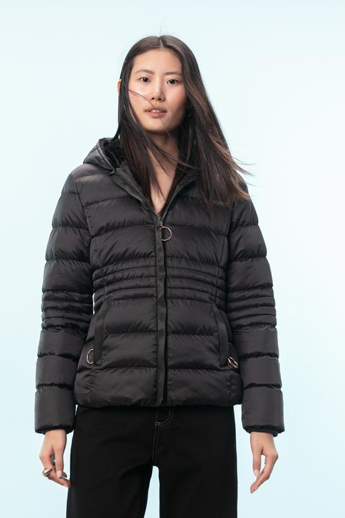  KAPİTONELİ KAPÜŞONLU PUFFER ŞİŞME MONT