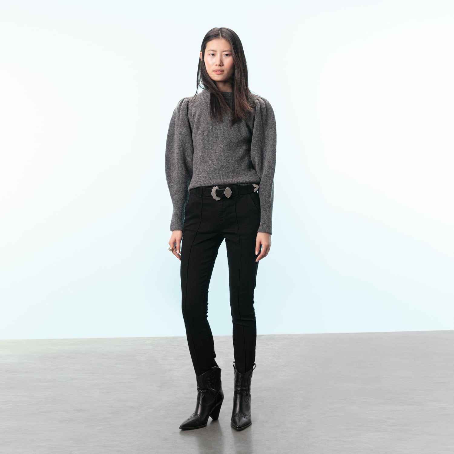 BALIKÇI YAKA BALON KOL KAZAK