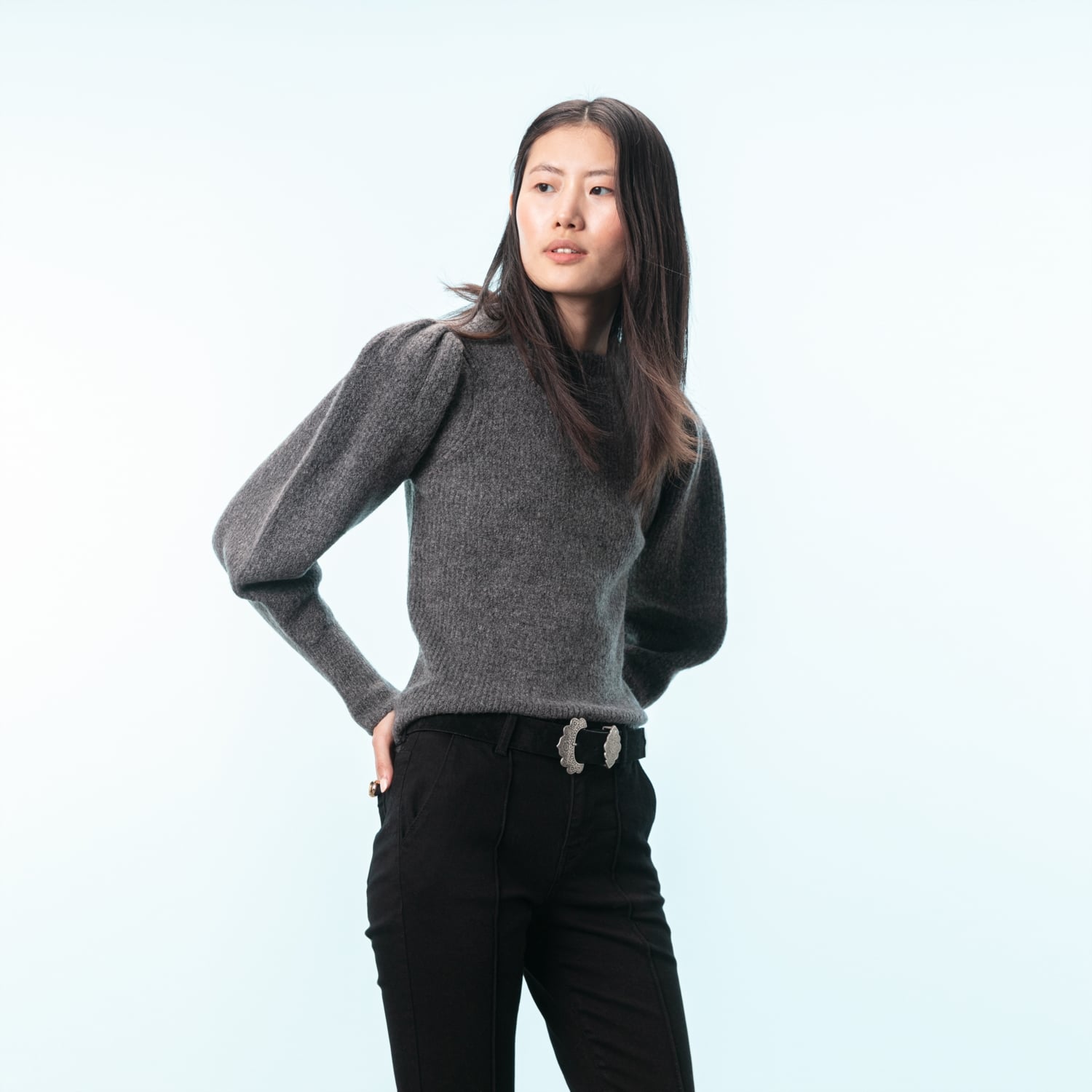 BALIKÇI YAKA BALON KOL KAZAK