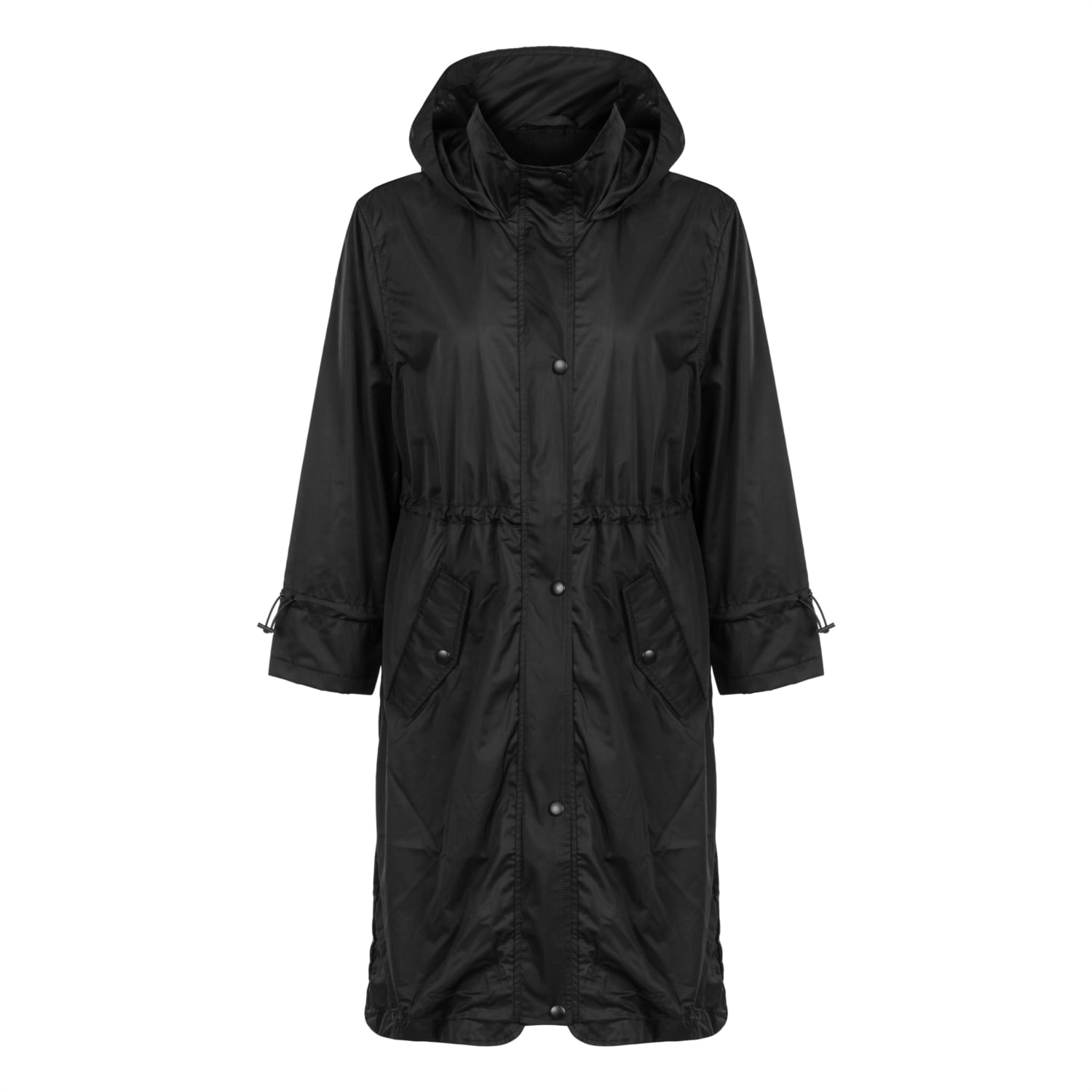 KAPÜŞONLU UZUN YAĞMURLUK