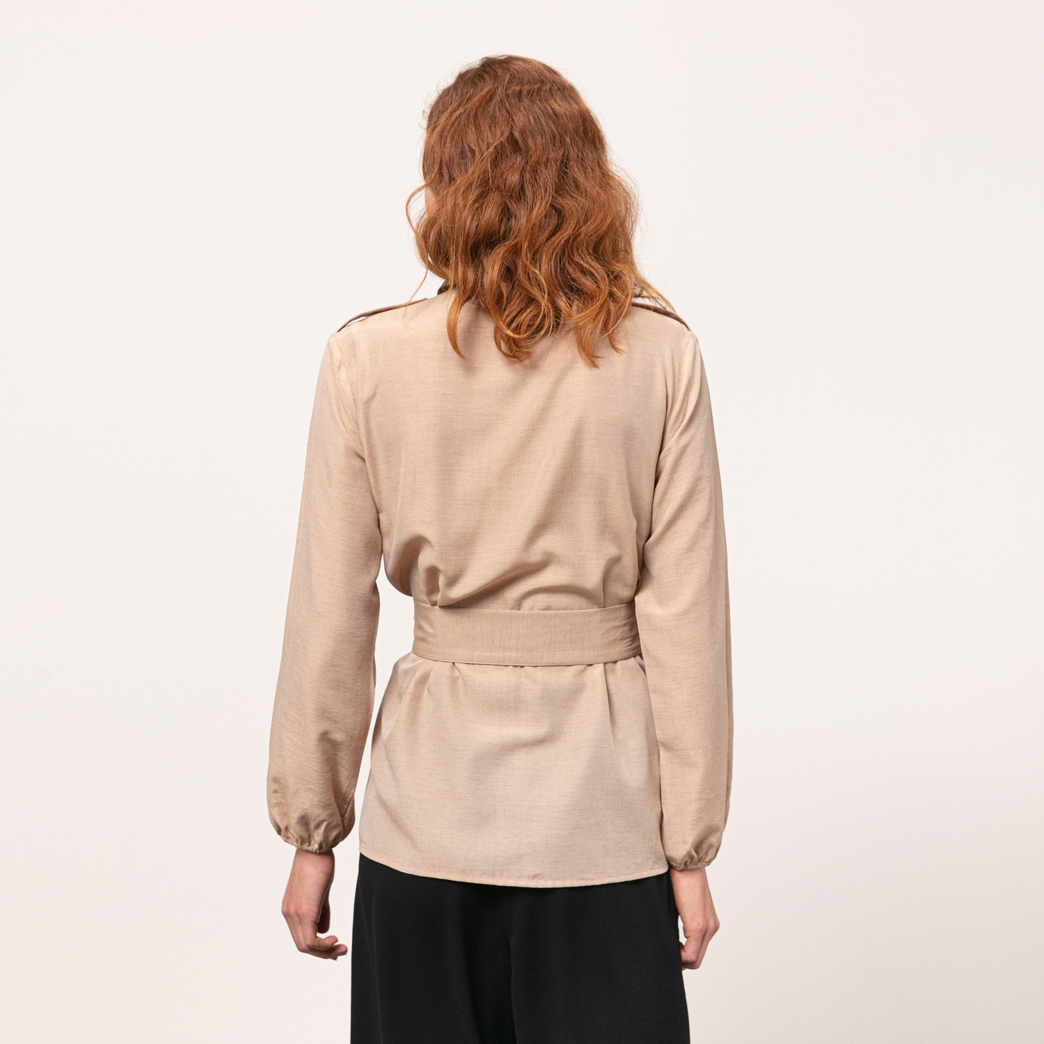 KEMERLİ CASUAL GÖMLEK