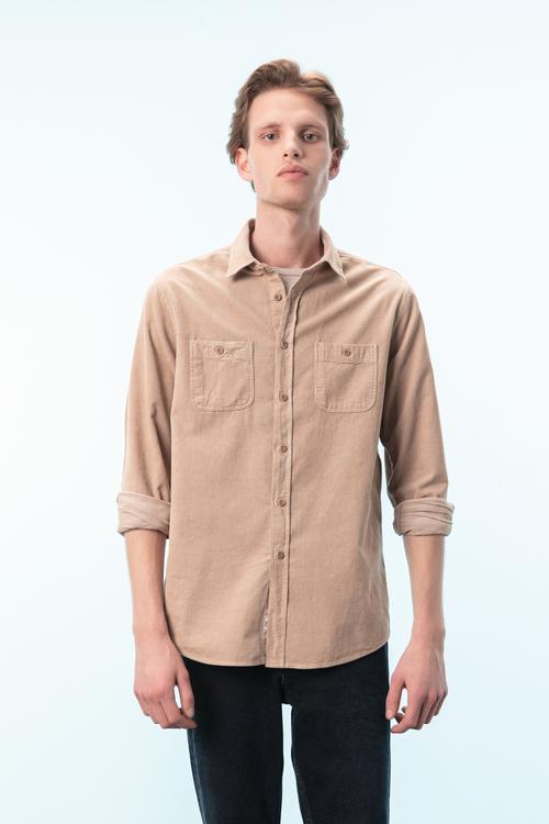  REGULAR KADİFE GÖMLEK