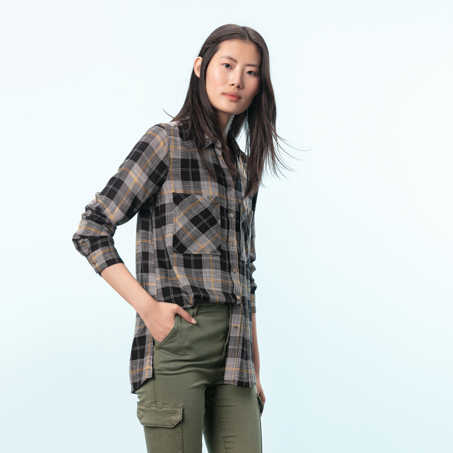 OVERSIZE EKOSE GÖMLEK