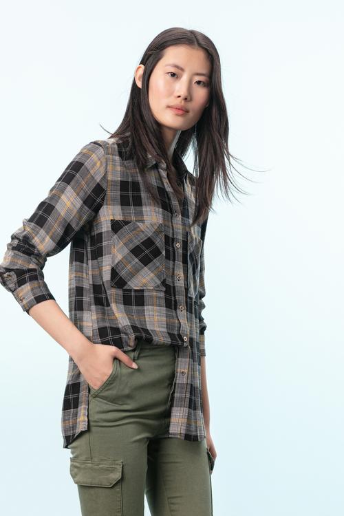  OVERSIZE EKOSE GÖMLEK