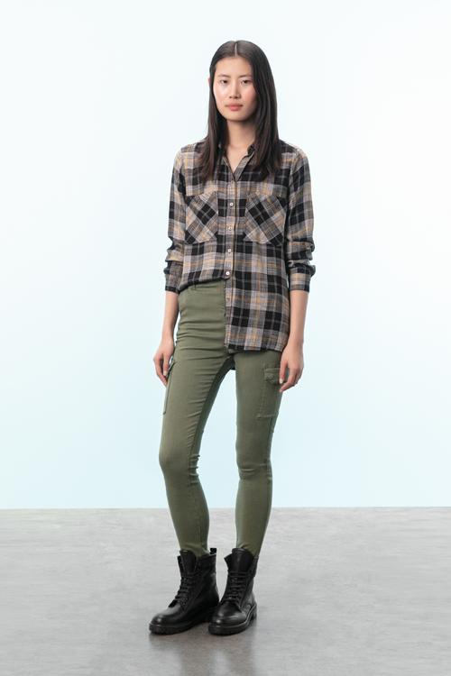  OVERSIZE EKOSE GÖMLEK