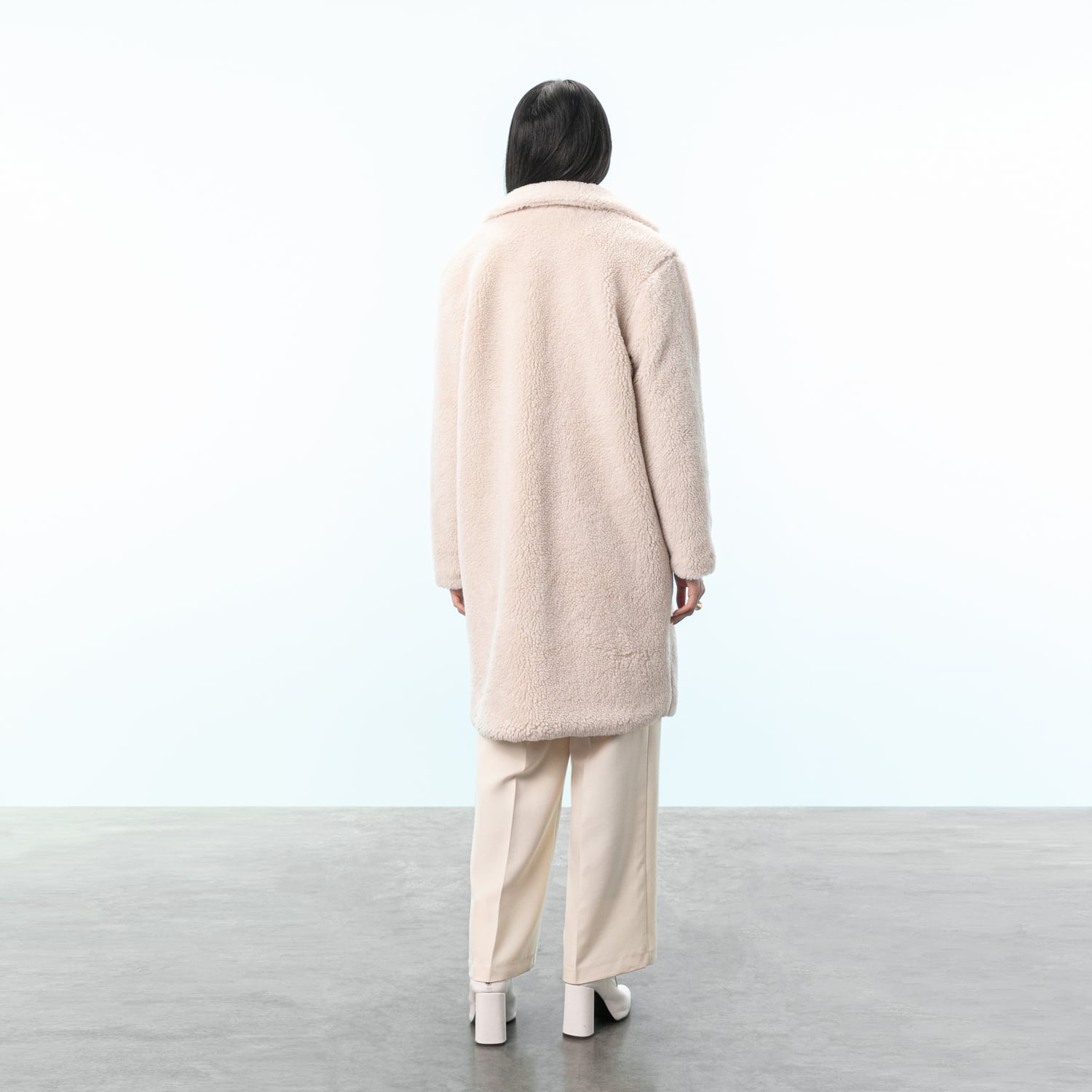 PELUŞ UZUN PALTO