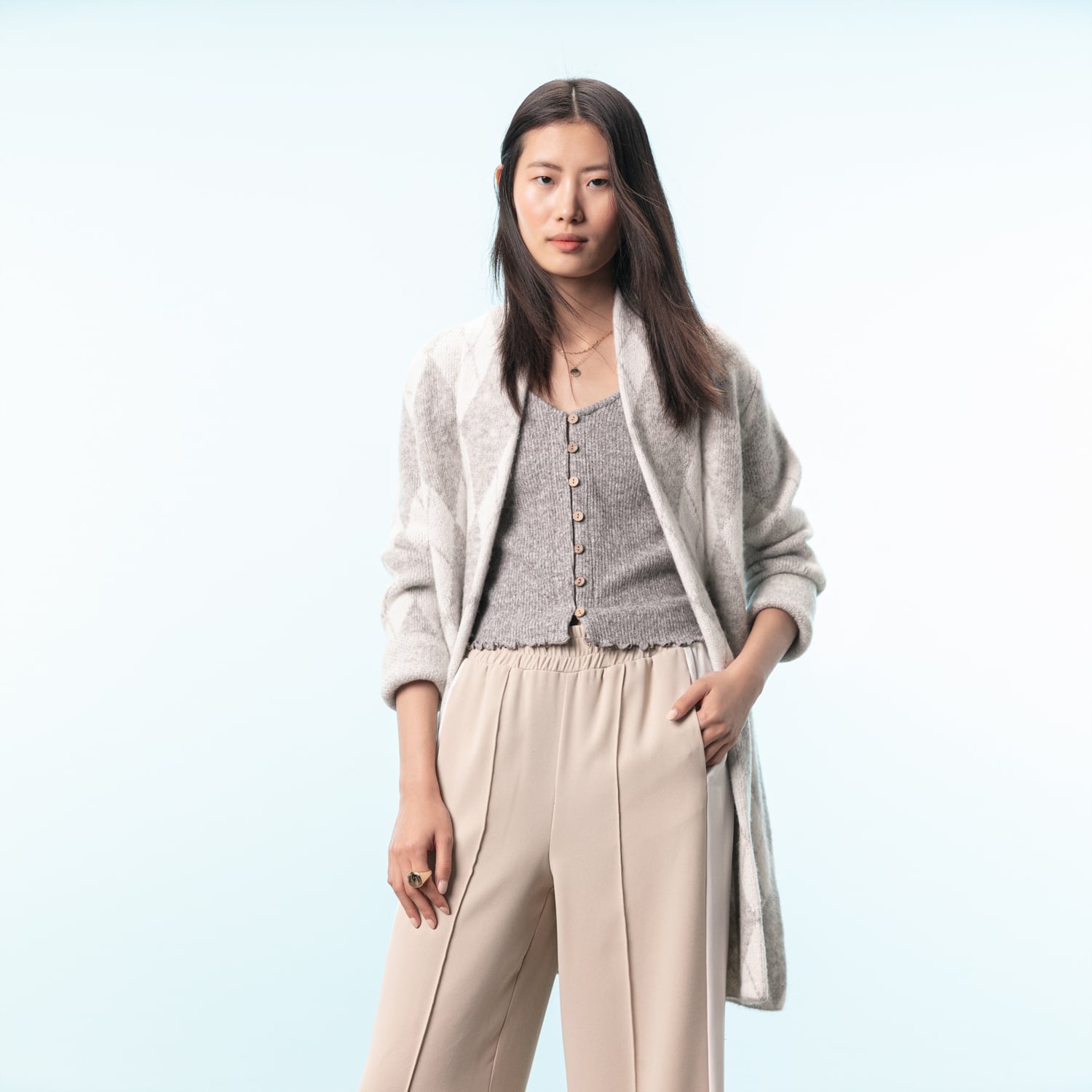 BAKLAVA DESENLİ HIRKA