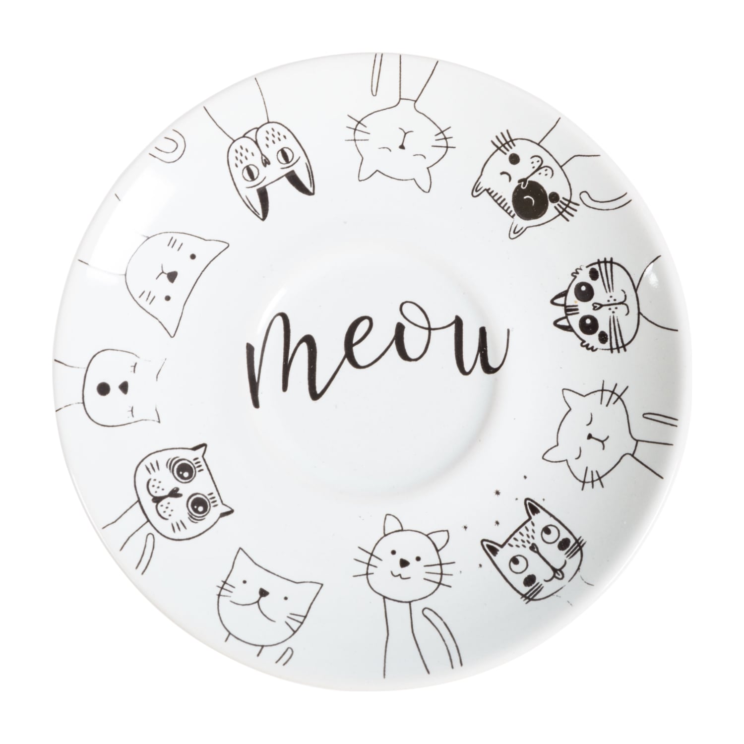 KEDİ KUTULU SERAMİK KAHVE FİNCANI SETİ