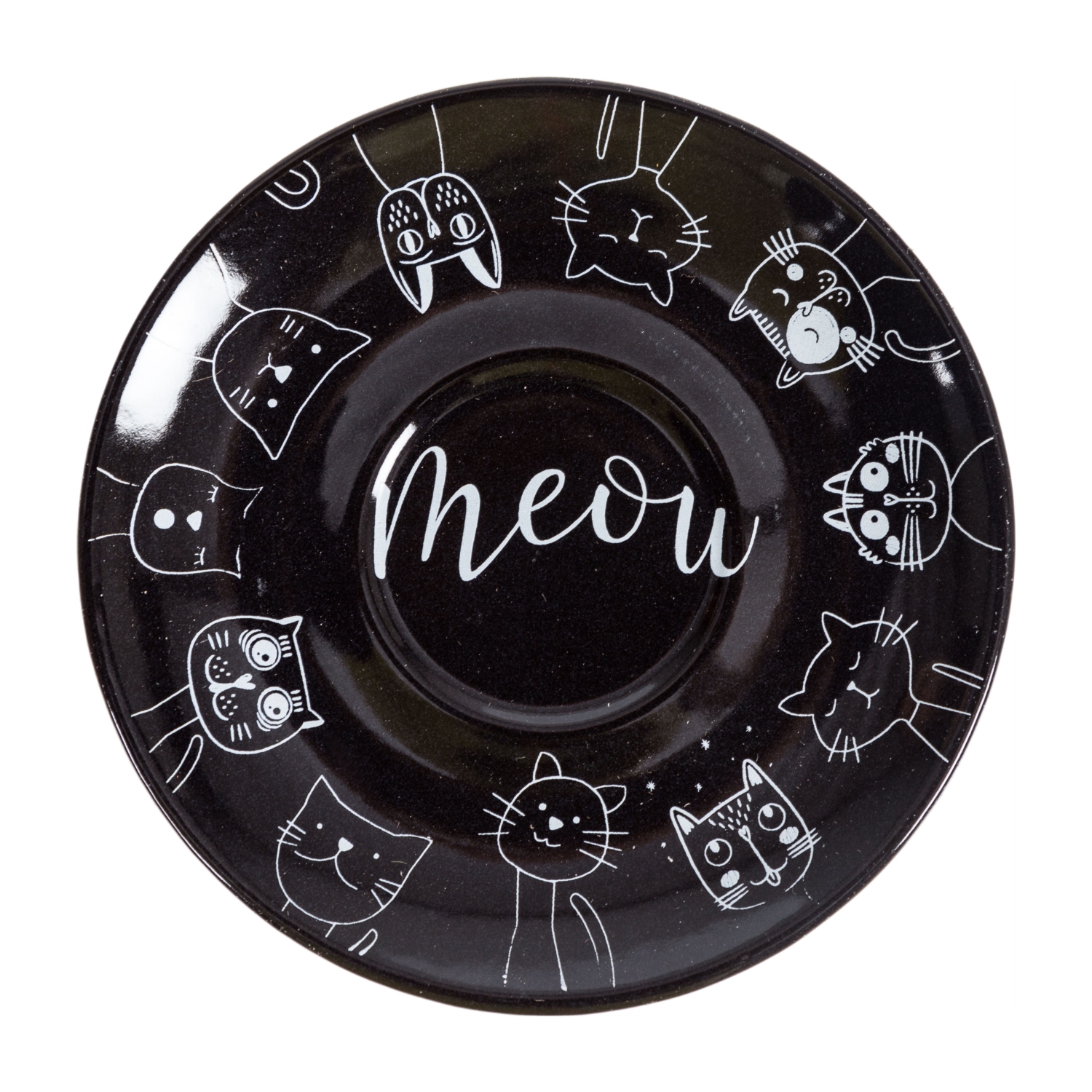 KEDİ KUTULU SERAMİK KAHVE FİNCANI SETİ