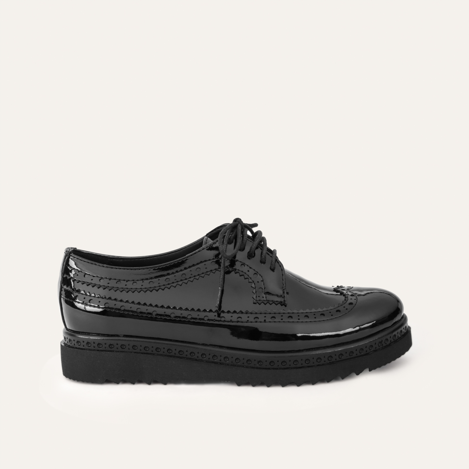 BAĞCIKLI PARLAK OXFORD AYAKKABI