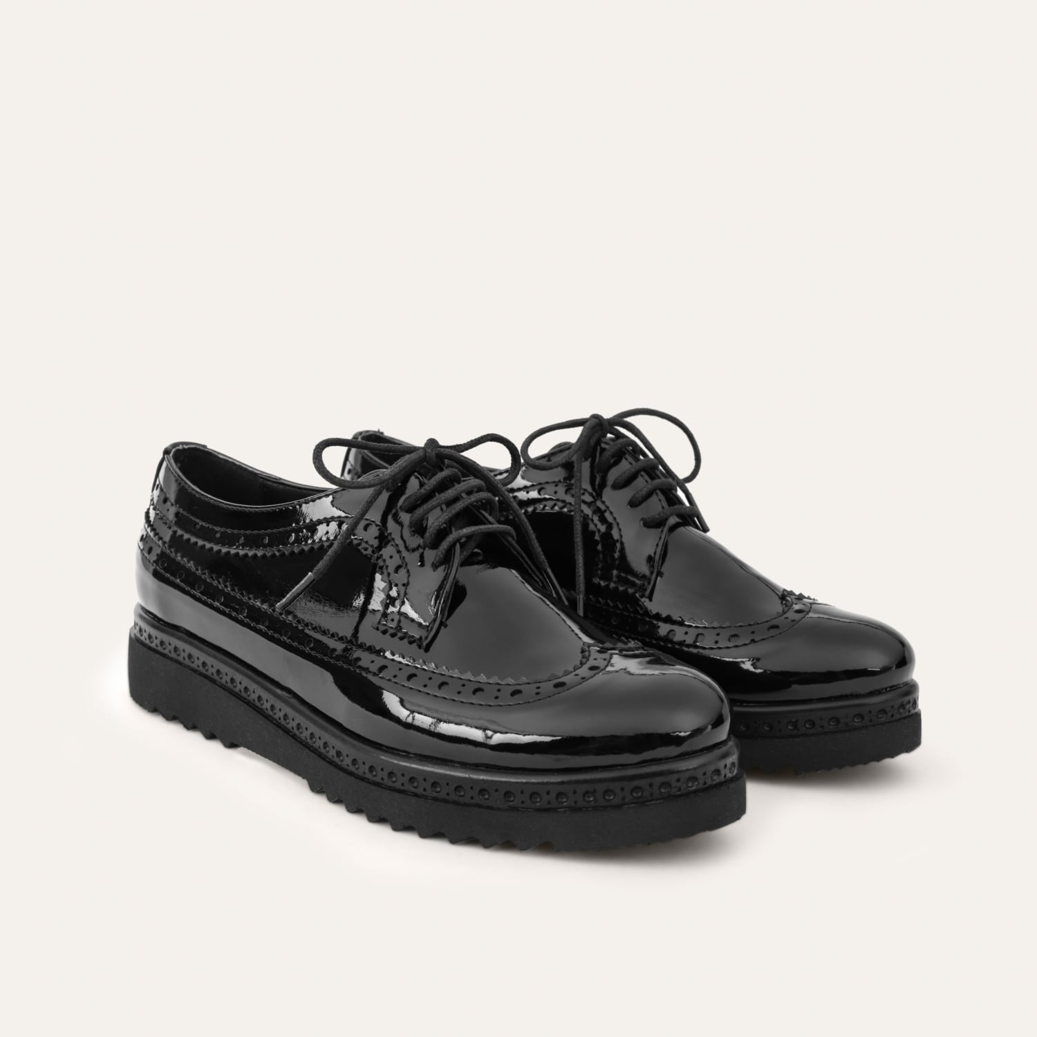 BAĞCIKLI PARLAK OXFORD AYAKKABI