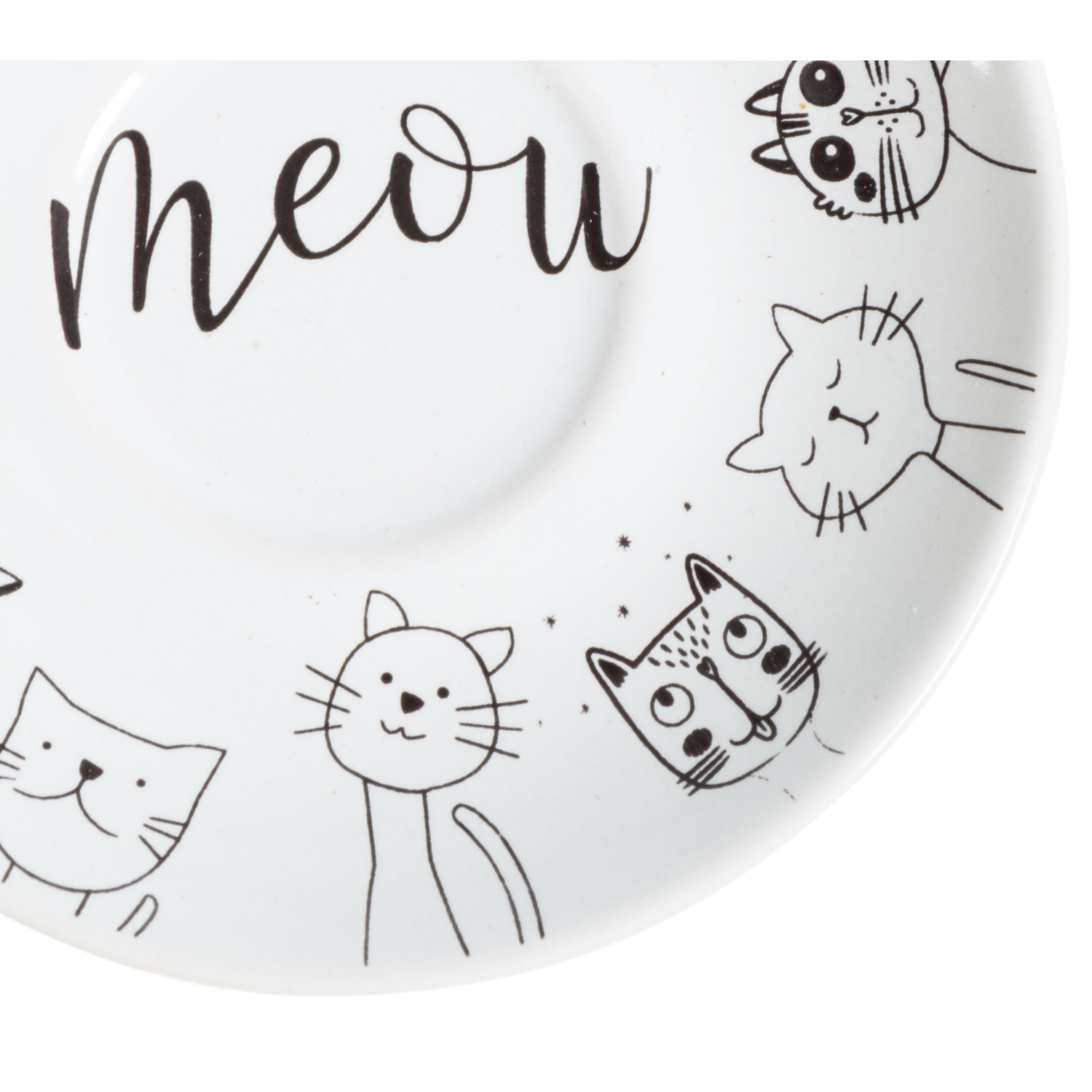 KEDİ KUTULU SERAMİK ÇAY FİNCAN SETİ